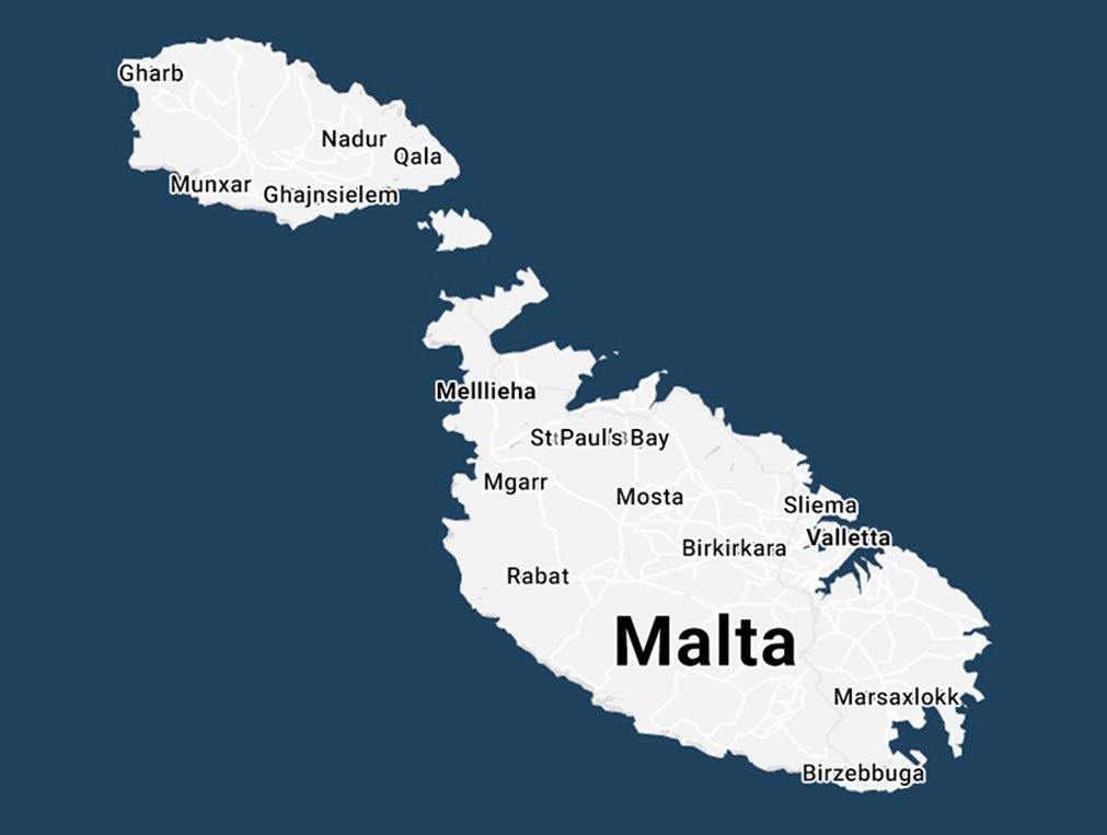 Malta Map 1 