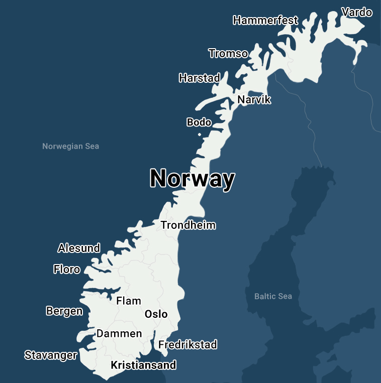 Norway map
